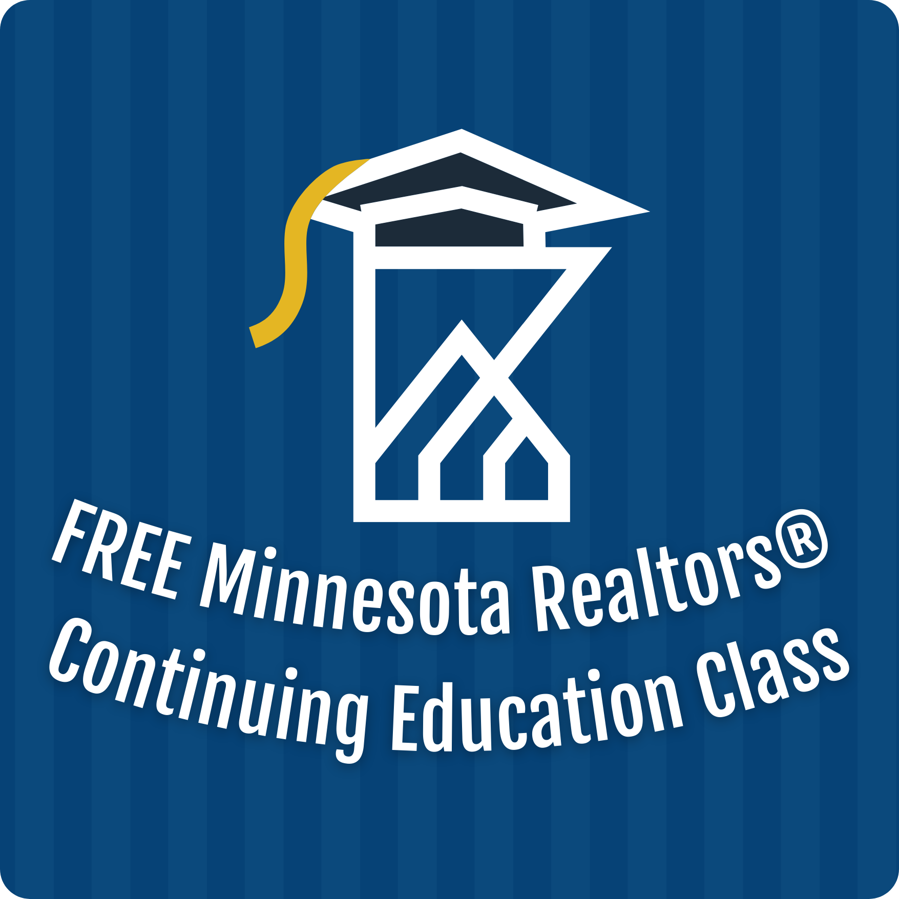 image of the MNR logo on a blue vertical striped background